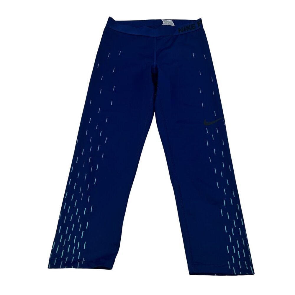 Nike Dri-Fit Women’s Cropped Leggings Blue/Turquoise Size Medium